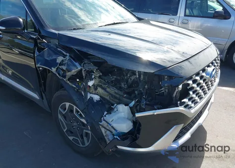 2022 Hyundai Santa Fe Hybrid Blue z USA, uszkodzony, nr VIN KM8S2DA12NU049195